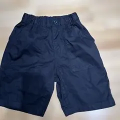 ブラックハーフパンツ ウエストゴム仕様