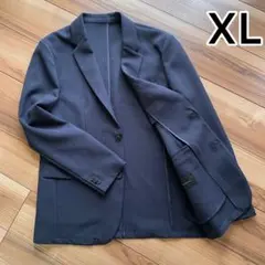 [未使用]ナノ・ユニバース ダメリーノ テーラードジャケット 紺 XL