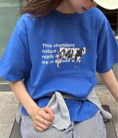 【chaopanictipy】牛グラフィックTEE (Mサイズ)