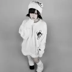 （正規品）DimMoire ディムモアール SKULLワッペンニットホワイト 2025年最新】DimMoire ニット・セーターの人気アイテム - メルカリ