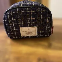 House of Herme ツイードポーチ ネイビー