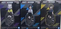 Crazy Raccoon クリアフィギュア 3体セット