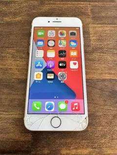iPhone 7 ローズゴールド　画面割れ有