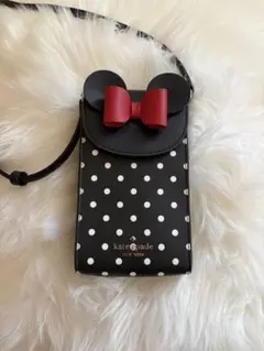 【新品未使用】Disney x kate spade ドット柄ショルダーバッグ
