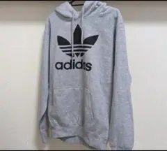 【新品】アディダス　adidas　パーカー　グレー　Sサイズ　　ナノユニバース