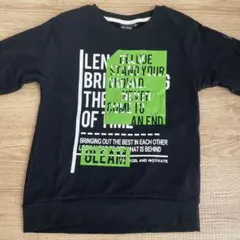 トレーナー　裏起毛　140㎝　ブラック