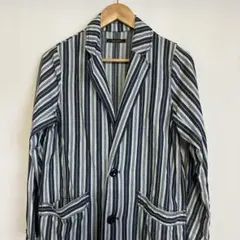 【CIAOPANIC】ストライプ テーラードジャケット ネイビー