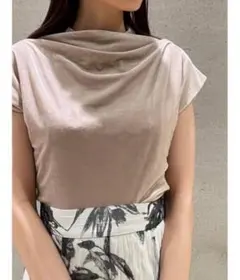 【タグ付き新品】スナイデル ベロアTシャツ 半袖カットソー Fのサムネイル