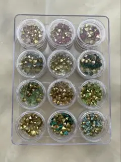 ネイルパーツ ストーン12種セット