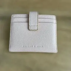 【値下げ】CHARLES & KEITH ライトピンク カードケース