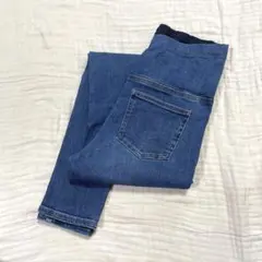 【美品】ユニクロ マタニティ デニム パンツ ストレッチ スキニー 妊婦