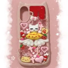 iPhone17 ケース デコ電 地雷系 量産型 平成女児 埋めつくし 現品56