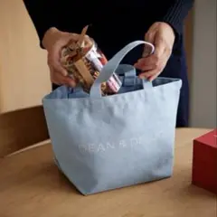 【未使用】2024 スノーブルー DEAN&DELUCAチャリティートート S