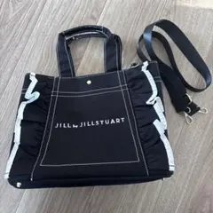 JILL by JILL STUART フリルトートバック大　ショルダー付き