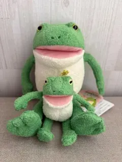 おとぼけケロピョン　ふんわり　2種セット　マスコット　ぬいぐるみ