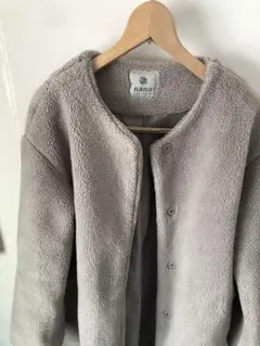 nano UNIVERSE ノーカラーボアコート