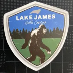 1138. ビッグフット　　　lake james 防水ステッカー