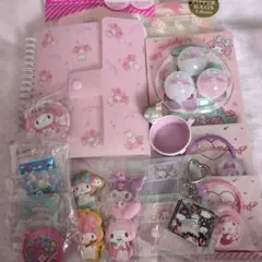 d*7様 マイメロディ 文房具１８種おまとめ売り ・サンリオ