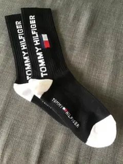 新品【TOMMY HILFIGER/トミーヒルフィガー】靴下/23-25cm★黒のサムネイル