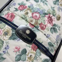 Sanderson＊羽毛掛け布団 ・ミントグリーン・ウォッシャブル・日本製・西川のサムネイル