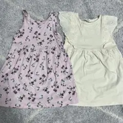 H&M ワンピース2点セット（ノースリーブ）