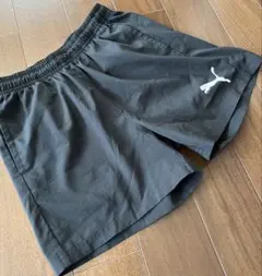 【キッズ150】PUMA黒　サッカーパンツ