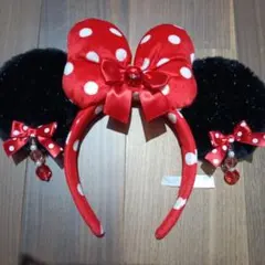 ミニーマウス イヤリングカチューシャ