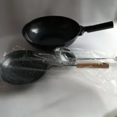 鉄製 片手鍋 30cm お玉付き 新品 火がとおりやすい - メルカリ