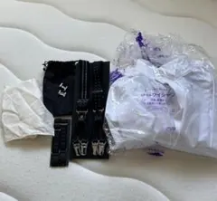 タキシード用ベスト・サスペンダー・シャツセット