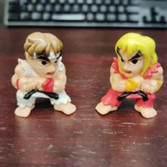 ストリートファイター　ZERO　リュウ　ケン　当時物　カプコン　フィギュア