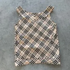 Burberry キャミソール タンクトップノバチェック ノースリーブ y2k