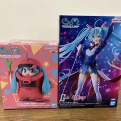 ガンダム45周年×初音ミク フィギュア　2点セット