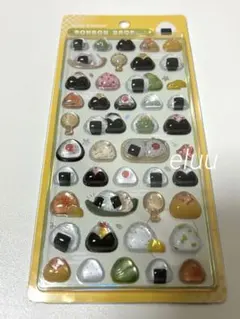 【匿名発送】おにぎり①ボンボンドロップシール　和柄　正規品　おむすび