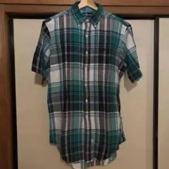 Ralph Lauren 半袖シャツ M チェック柄 古着 ビンテージ