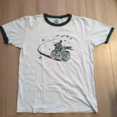 Cross & Stitch リンガーTシャツ バイク柄 XLのサムネイル