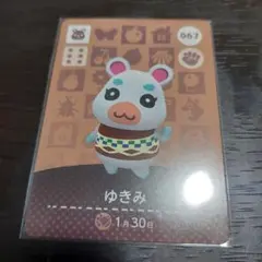 あつ森 amiiboカード ゆきみ 067