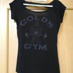 GOLD'S GYM バックデザイン Tシャツ ブラック Sのサムネイル