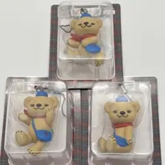 ぽすくま　フィギュアストラップ　全3種セット