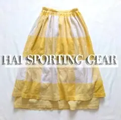 HAI SPORTING GEAR イッセイミヤケ チェック柄 スカート リネンのサムネイル