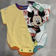 Disney ミッキーマウスロンパース 70cm 新品　綿100