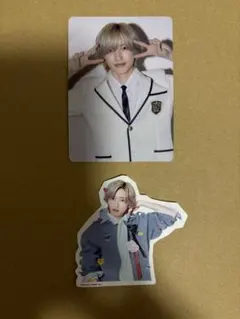 道枝駿佑　hard workファミクラ盤　トレカ　シール　セット