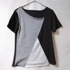 SHEIN 半袖Tシャツ XS グレー系　シンプル