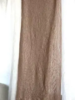 ピンク×シルバーラメ ストール ショール　フリンジ付き 約180×66