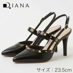 DIANA ダイアナ ストラップ付きパンプス スタッズ 23.5cmのサムネイル