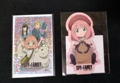 スパイファミリーわくわくパーク限定☆キラキラステッカー&アーニャマグネットシート