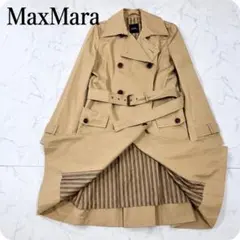美品 MaxMara WEEKEND ダブルブレスト トレンチコート XL相当のサムネイル