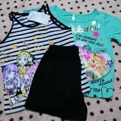 110㎝☆新品☆３枚セット☆アイカツ!セットアップ