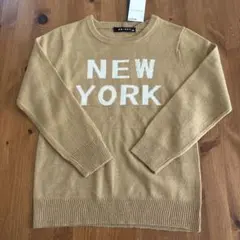 NEW YORK ニットトレーナー ベージュ