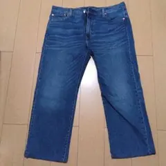 児島ジーンズ 刺し子 インディゴ5ポケットパンツ 38 美品 藍 鉄紺