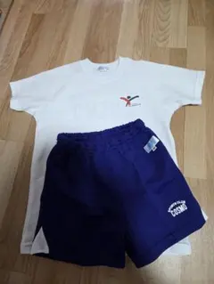 140㎝コスモ体操服上下セット（Tシャツ＋ショートパンツ）